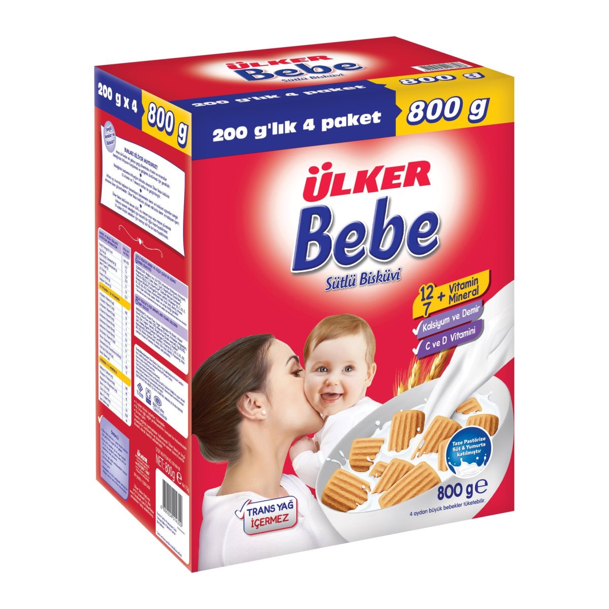 ÜLKER BEBE (4*200) 800GR*4