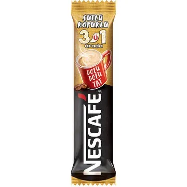 NESCAFE 3Ü1 ARADA SÜTLÜ KÖPÜKLÜ 17,5GR*72*576*