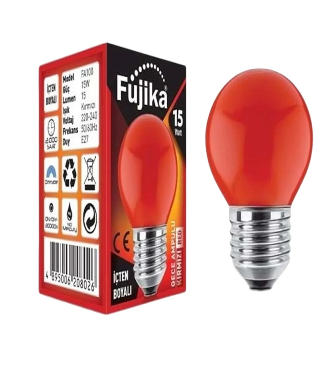FUJİKA RENKLİ GECE AMP.15W KIR.*10*