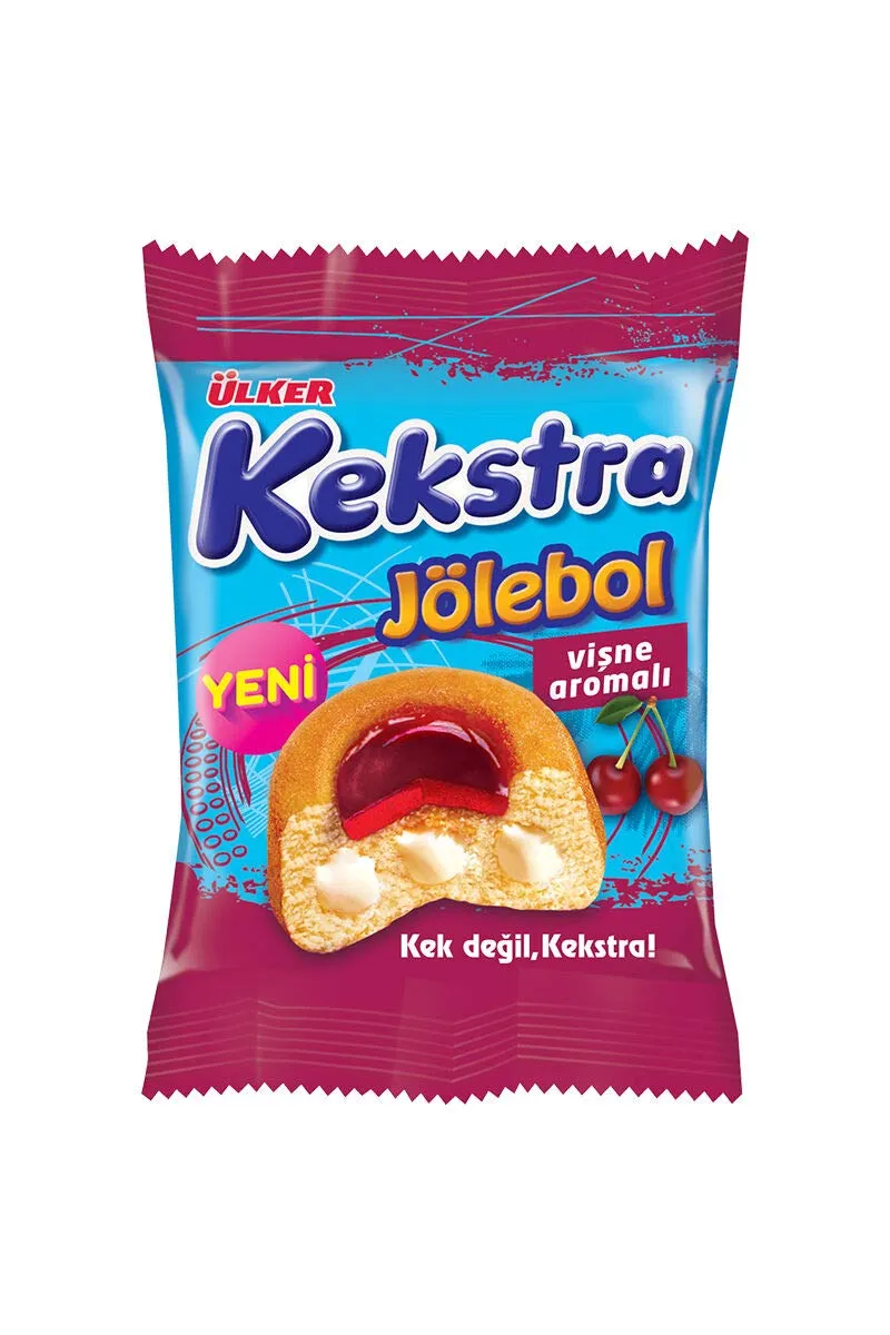 ÜLKER KEKSTRA JÖLEBOL VİŞNELİ 40GR*24