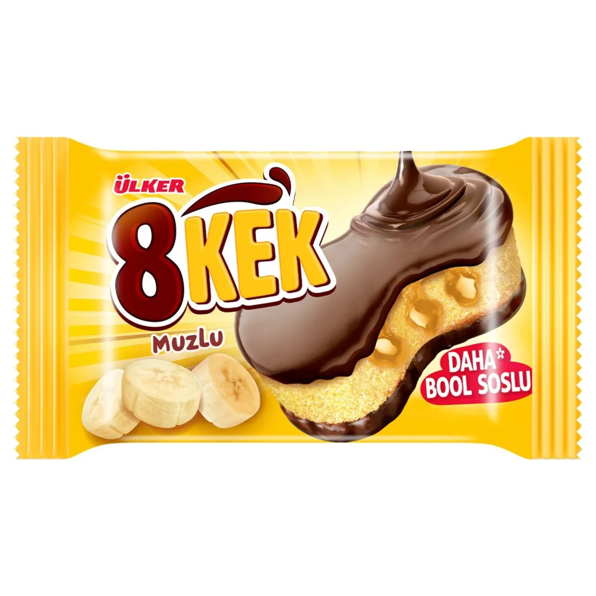 ÜLKER DANKEK 8 KEK ÇİKO- MUZLU 55GR *24*