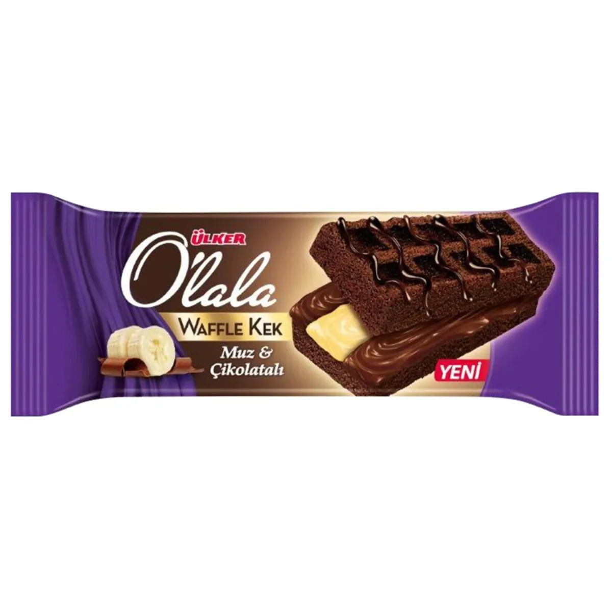 ÜLKER OLALA WAFFLE KEK ÇİK.MUZLU 70GR*12
