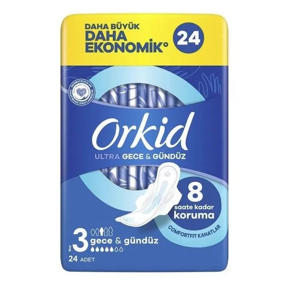 ORKİD(NO:3) SÜPER EKO.4LÜ ULTRA GECE- GÜNDÜZ*16