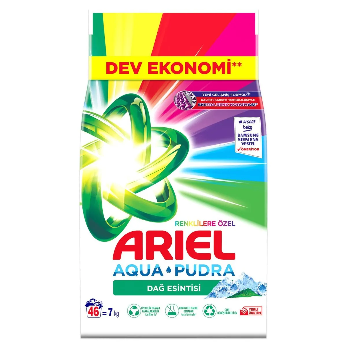 ARİEL MATİK 7KG RENKLİ