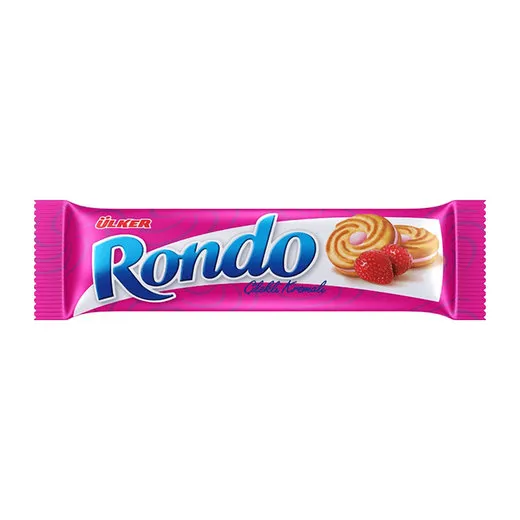ÜLKER RONDO KREMALI BİSKÜVİ ÇİLEKLİ 61GR*24
