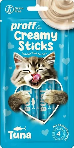 MUÇİ ÖDÜL KREMA PROFF KEDİ STİCKS TON BALIKLI 15GR*72