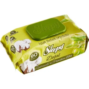 SLEEPY ISLAK HAVLU 90LI SENSİTİVE-ZEYTİNYAĞI*24