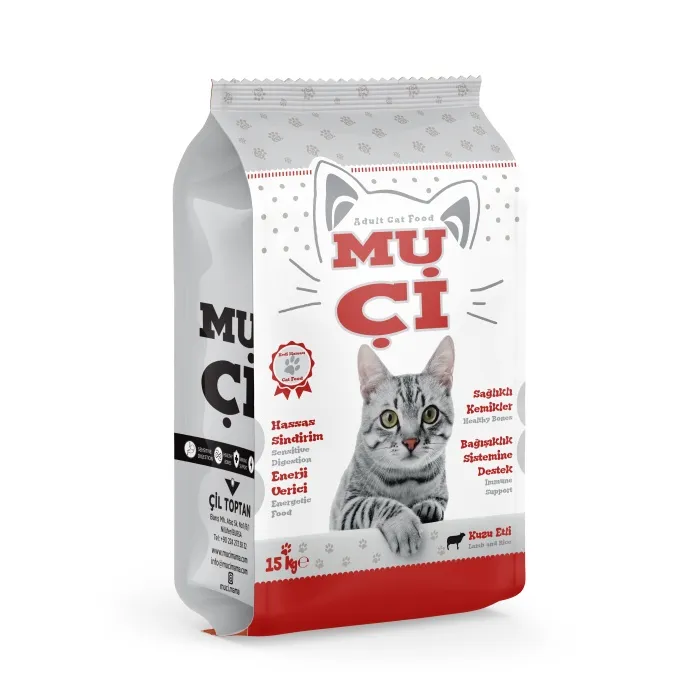 MUÇİ KEDİ MAMASI KUZU ETLİ 15KG