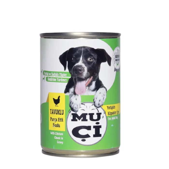 MUÇİ KÖPEK KONSERVESİ TAVUKLU 400GR*12*