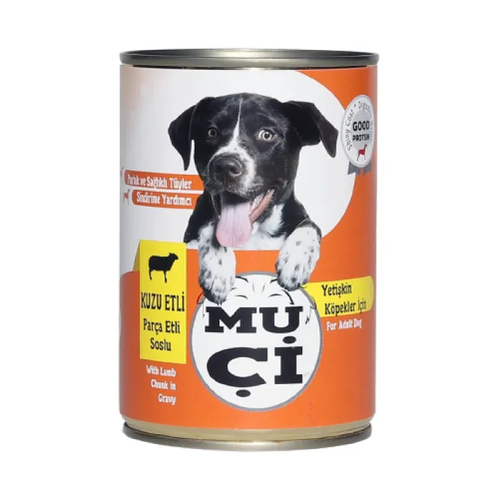 MUÇİ KÖPEK KONSERVESİ KUZU ETLİ 400GR*12*