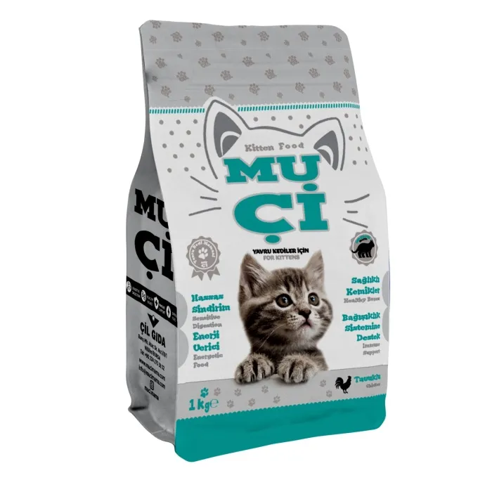 MUÇİ KEDİ MAMASI YAVRU TAVUKLU 1KG*9