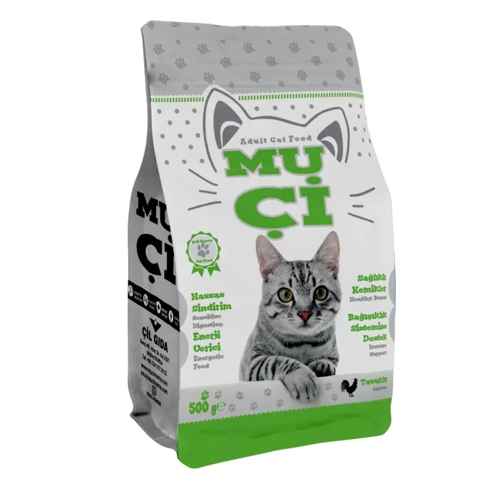 MUÇİ KEDİ MAMASI TAVUKLU 500GR*16*