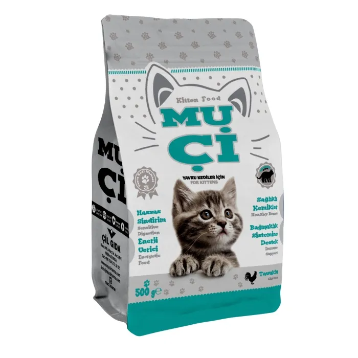 MUÇİ KEDİ MAMASI YAVRU TAVUKLU 500GR*16*