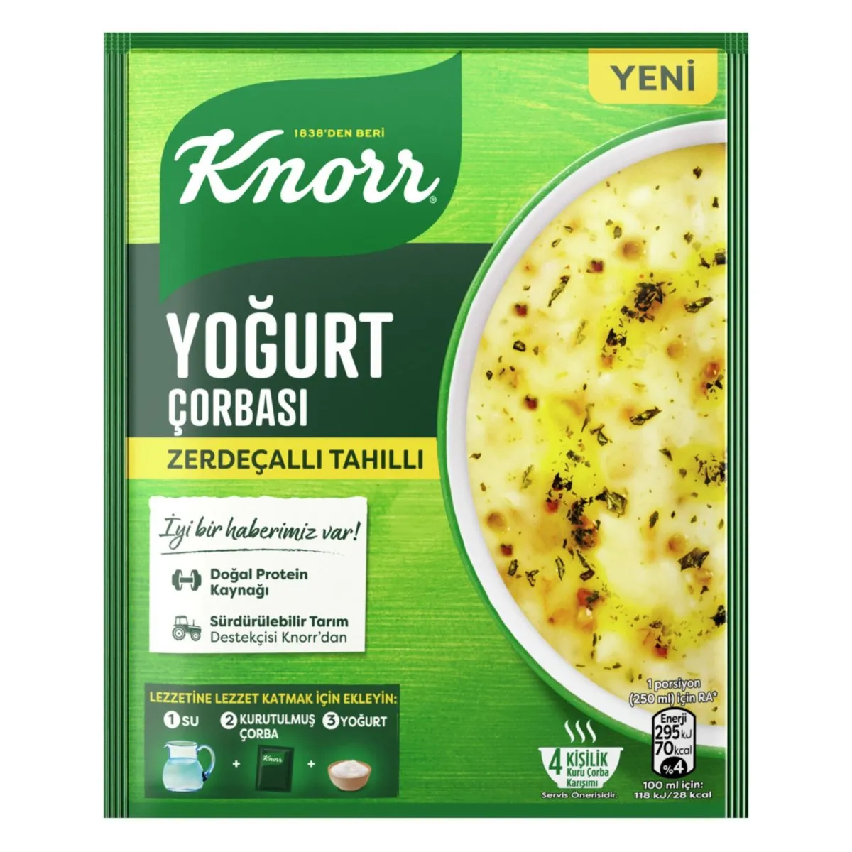 KNOR ÇORBA TAHILLI YOĞURTLU(PK12*KL144)2