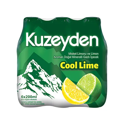 KUZEYDEN MEYVALI SODA COOL LİME  200CC*24*