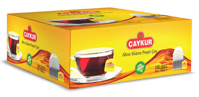 ÇAYKUR SÜZME BARDAK POŞET 200GR (100LÜ)*16