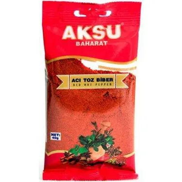 AKSU ACI TOZ BİBER 40GR*18