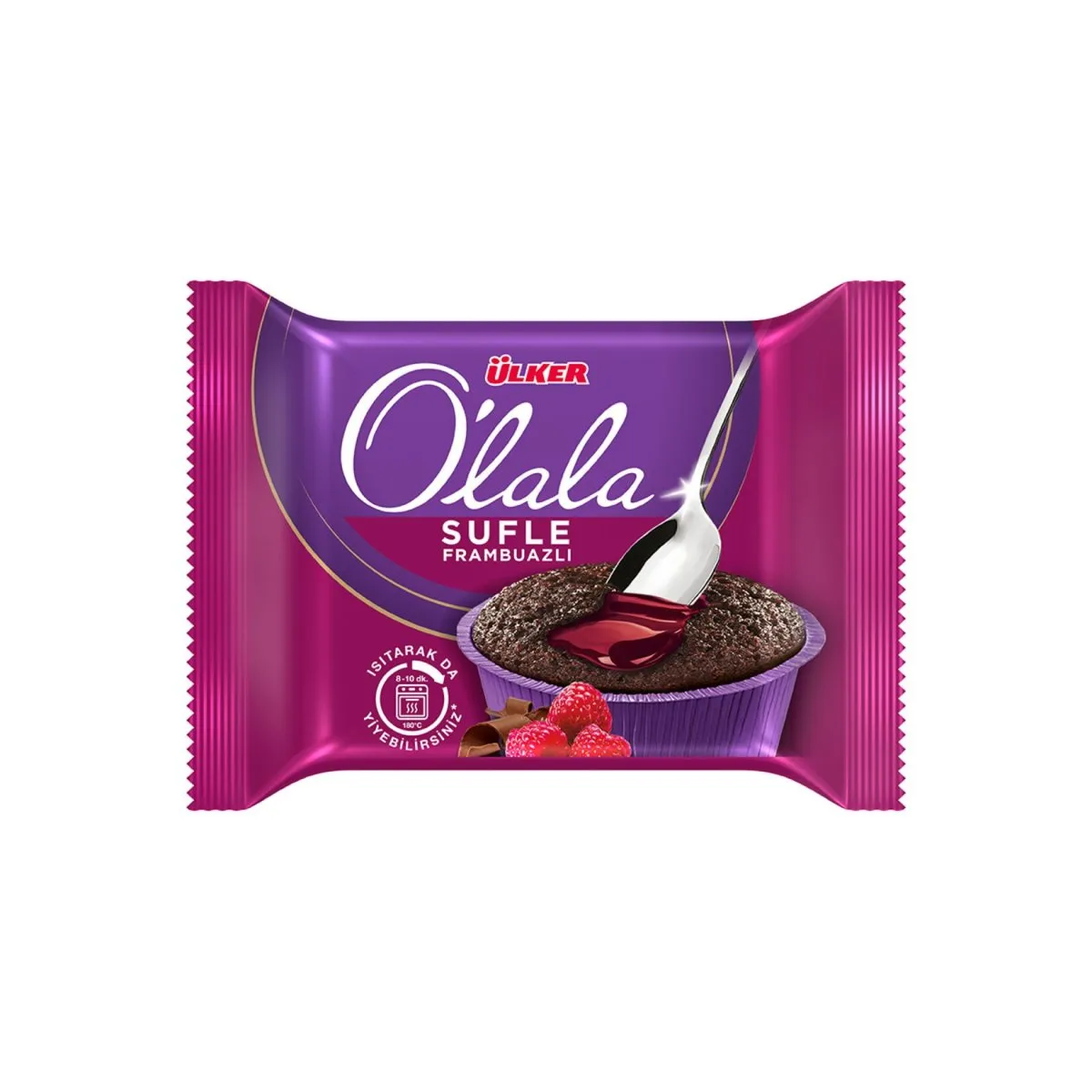 ÜLKER OLALA SUFLE KEK FRAMBUAZ 70GR.*12