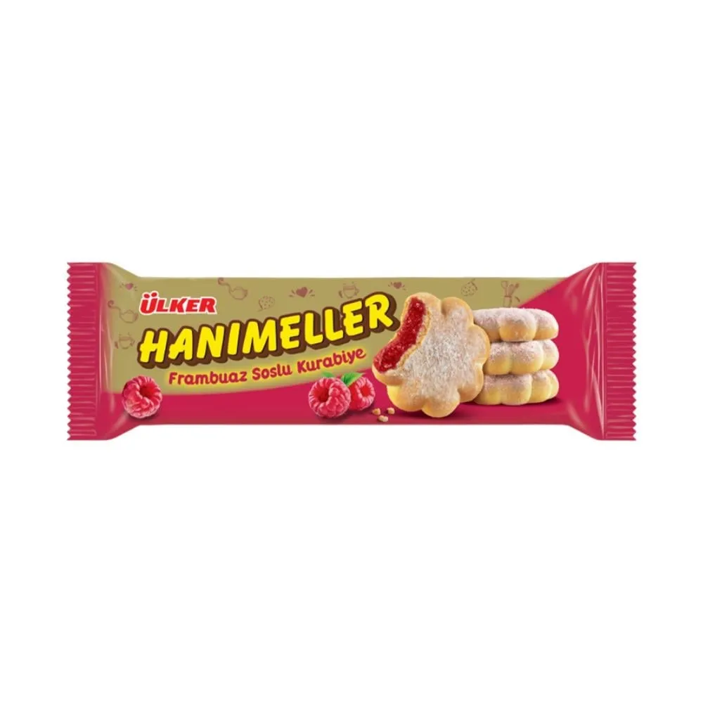 ÜLKER HANIMELLER FRAMBUAZ KURABİYE 94,5GR*18