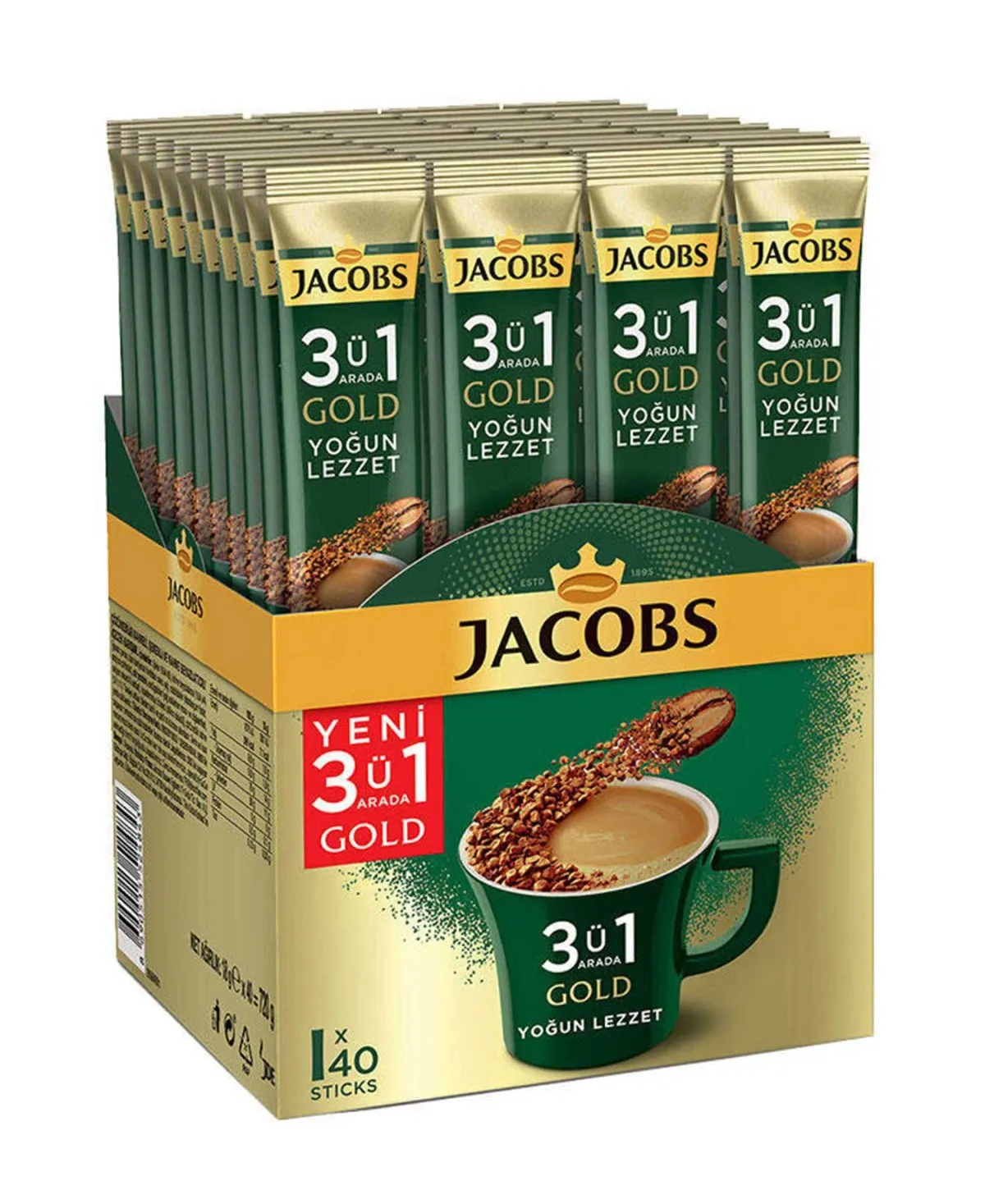 JACOBS 3İN 1 KAHVE*PK40*(KL320)