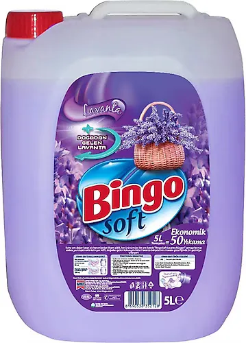 BİNGO SOFT LAVANTA 5LT*4*