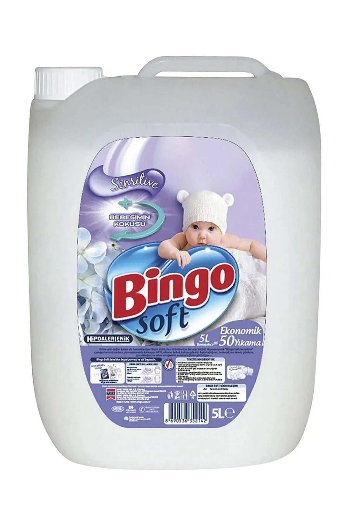 BİNGO SOFT SENSITIVE 5LT*4*