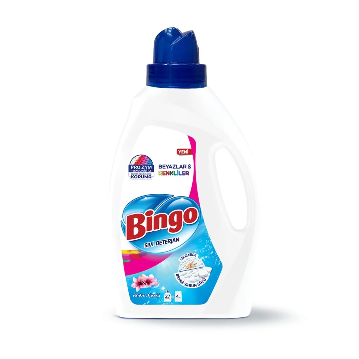 BİNGO SIVI DETERJAN AMBER ÇİÇEĞİ 1755ML*9