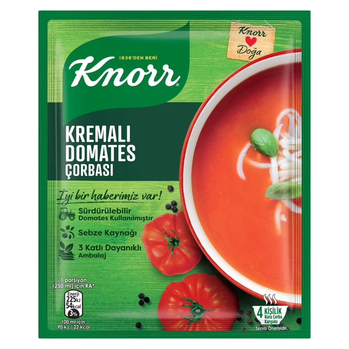 KNOR ÇORBA KREMALI DOMATES*(PK12*KL144)*