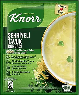 KNOR ÇORBA ŞEHRİYELİ TAVUK*(PK12*KL144)*