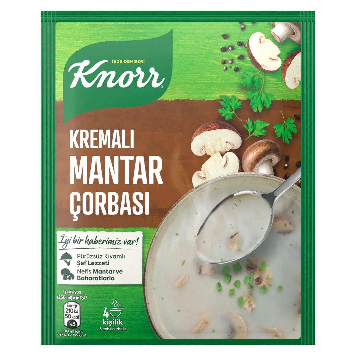 KNOR ÇORBA KREMALI MANTAR*(PK12*KL144)*