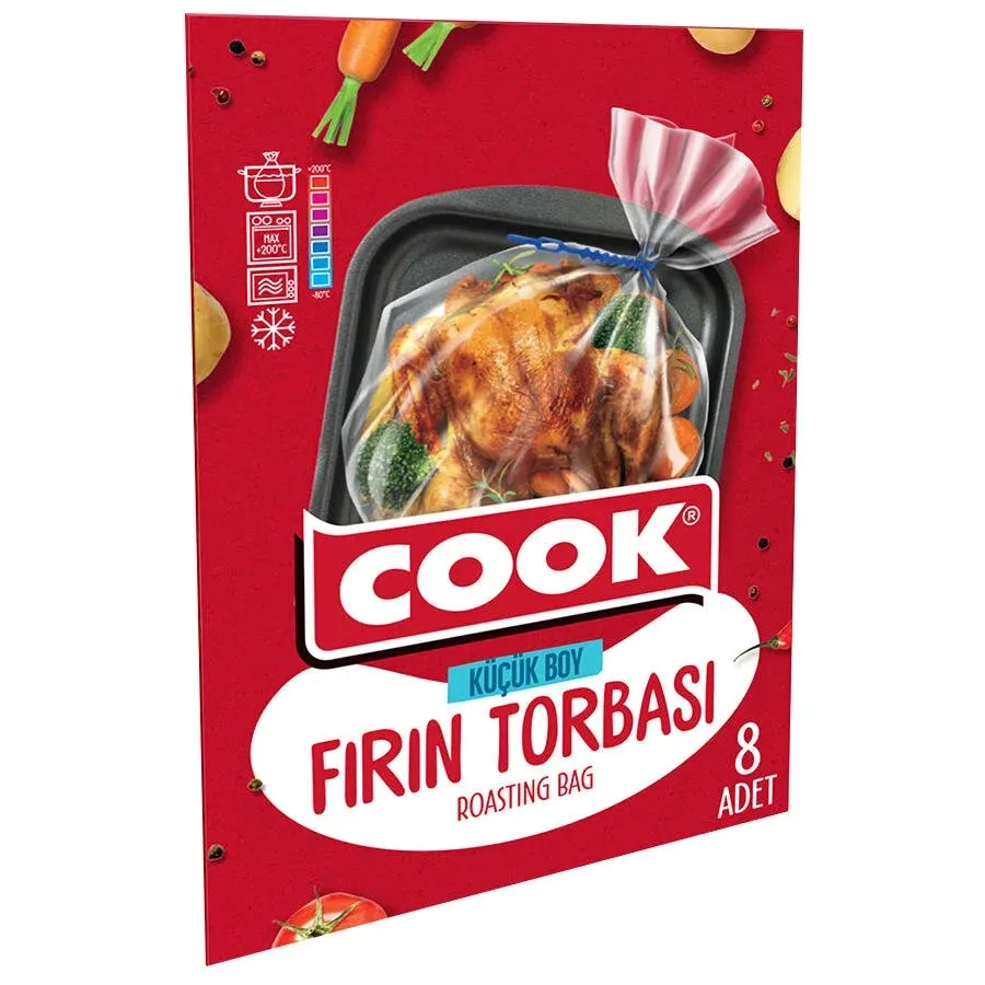 COOK YANMAZ FIRIN TORBASI (25*38CM)*8Lİ*PK50*(KL300)