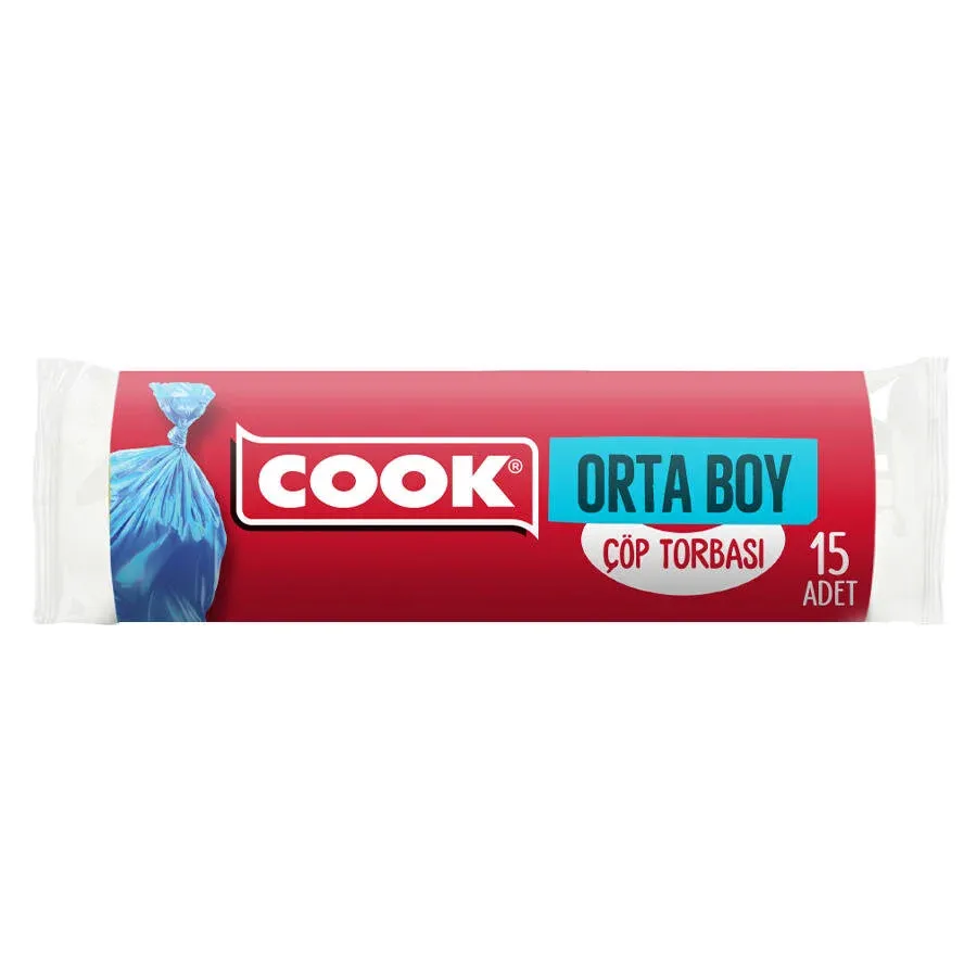 COOK ÇÖP TORBASI ORTA 15Lİ (55*60CM)*50