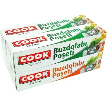 COOK 4LÜ BUZDOLABI POŞETİ KÜÇÜK *24*