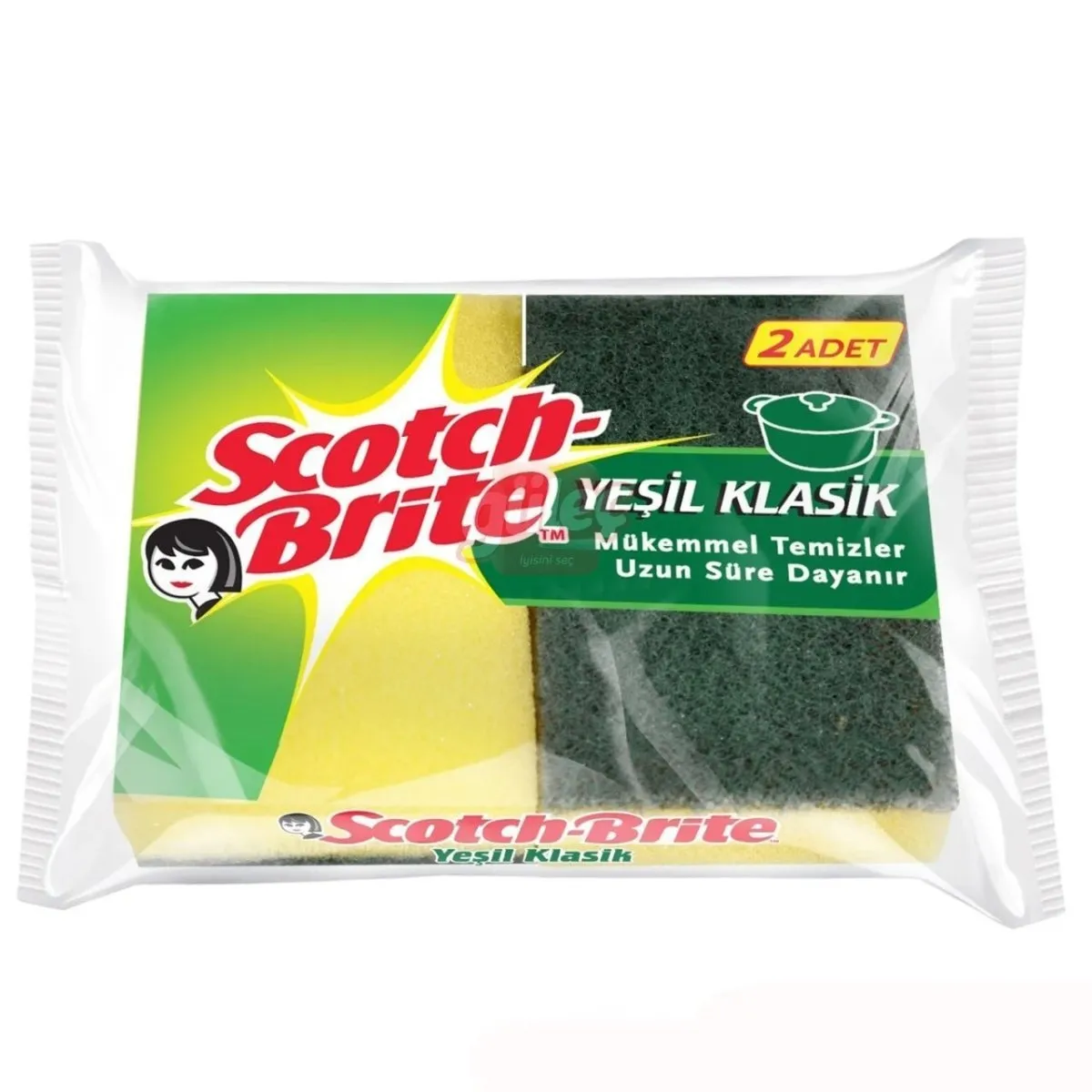 SCOTCH BRITE YEŞİL 1+1 Lİ*70*