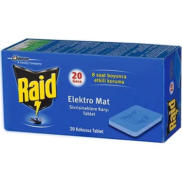 RAİD ELEKTROMAT TABLET 20 GECE *KL 24 (322900)