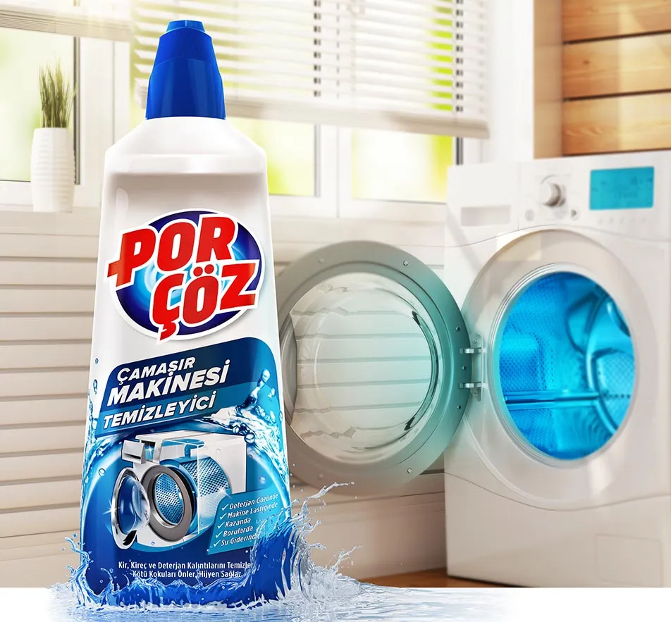 PORÇÖZ ÇAMAŞIR MAK.TEMİZLEYİCİ 400ML*12*