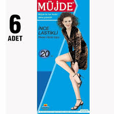 MÜJDE ÇORAP LASTİKLİ NO:57*6*