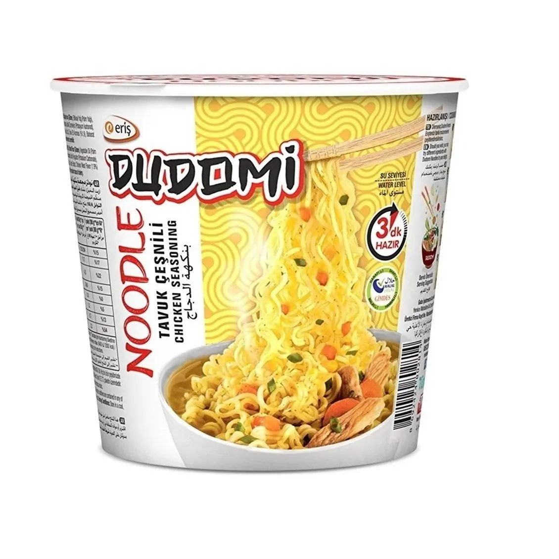 DUDOMİ BARDAK TAVUK ÇEŞNİLİ NOODLE 60GR*24*