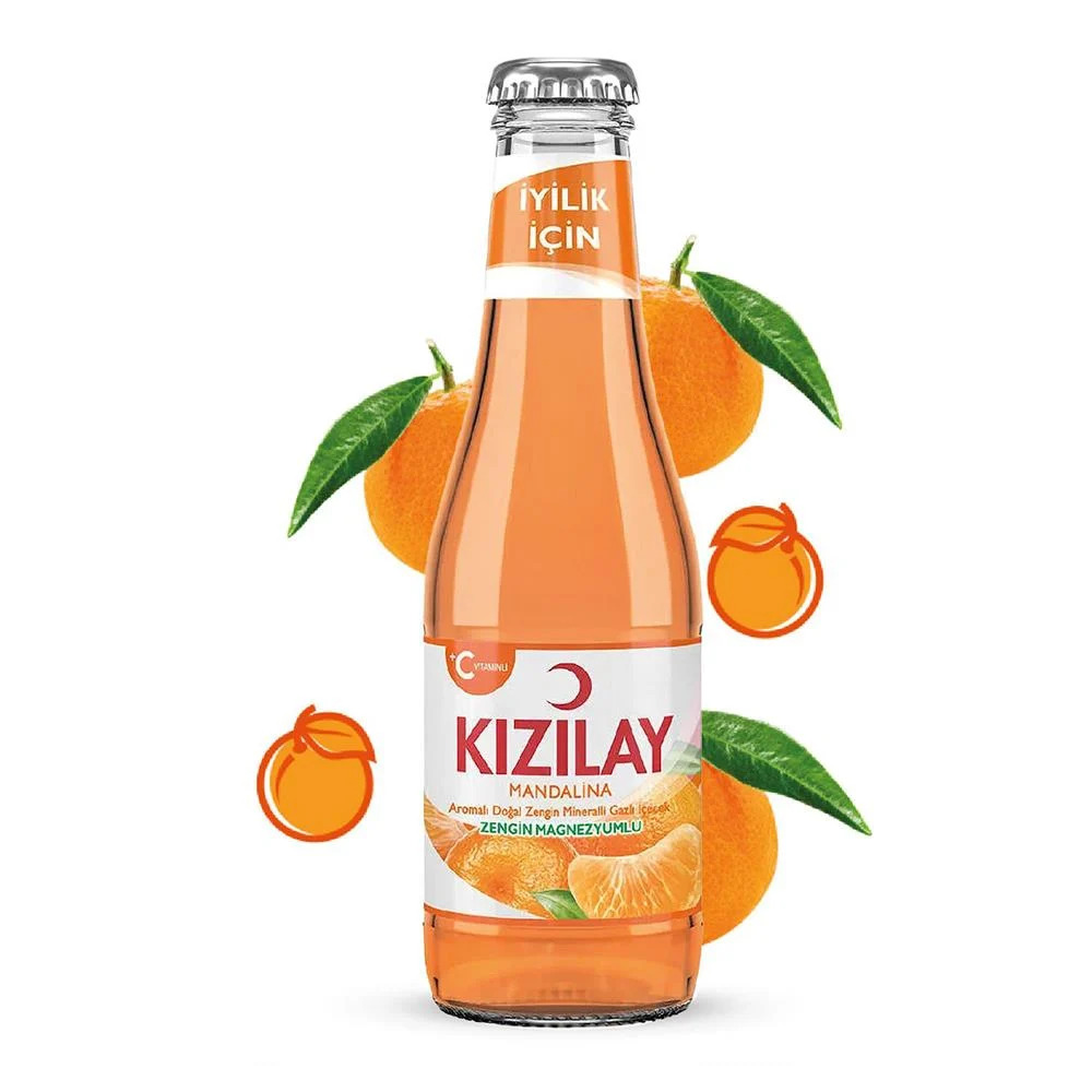 KIZILAY SODA MANDALİNA 200CC*(PK6-KL24)