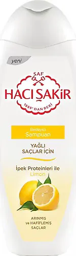HACIŞAKİR ŞAMPUAN LİMON YAĞLI SAÇ 500GR*12*