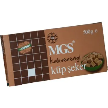 MGS KAHVERENGİ KÜP ŞEKER 500GR*15*