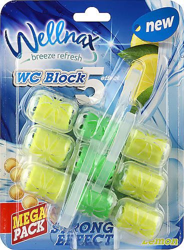 WELLNAX WC BLOK ÜÇLÜ MEGA LİMON*24
