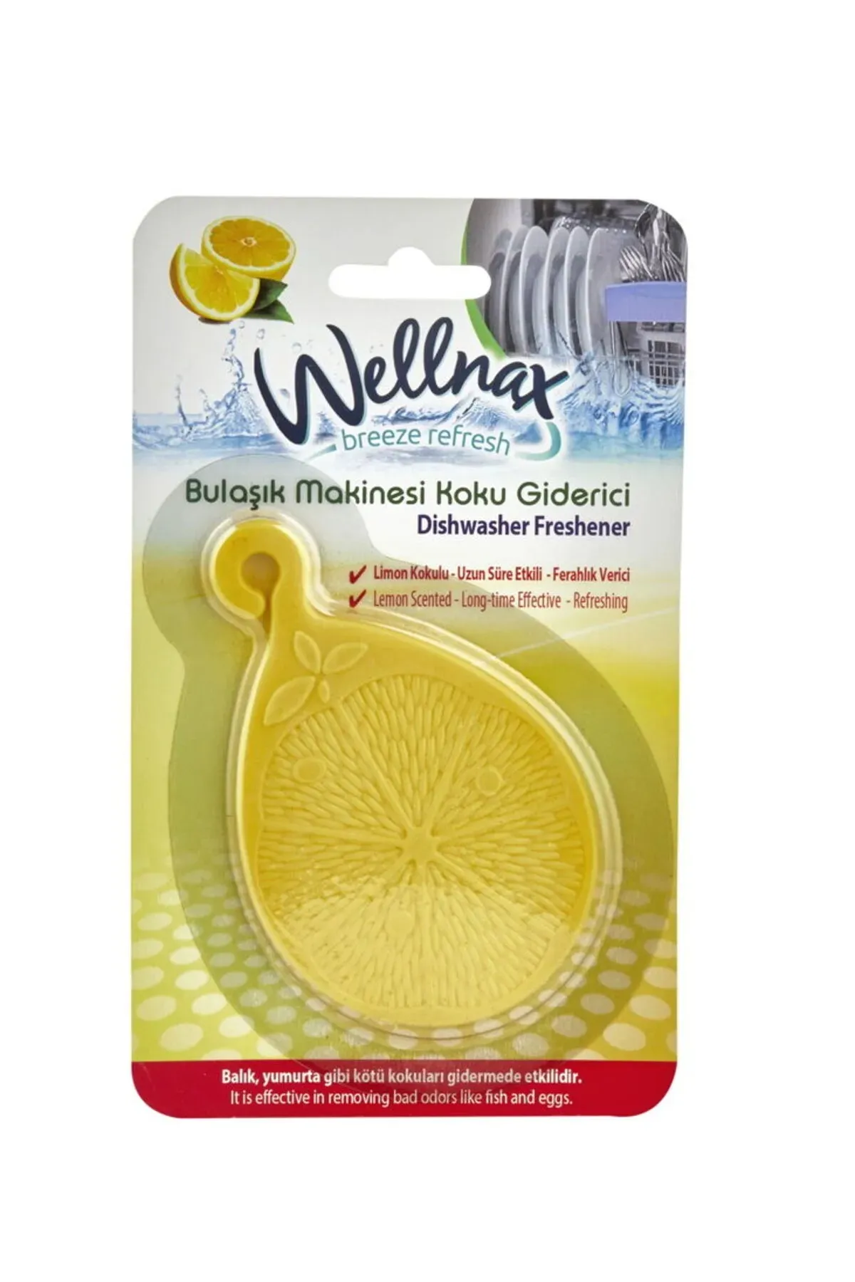 WELLNAX BULAŞIK MAK.KOKU GİDERİCİ LİMON*(PK:24-KL:192)