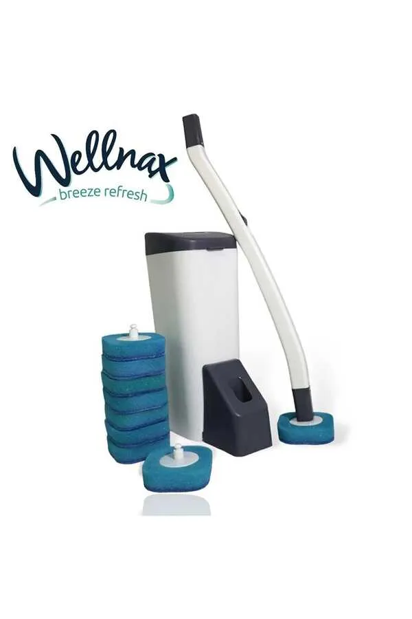 WELLNAX SÜNGERLİ TUVALET TEMİZLİK SETİ *12*