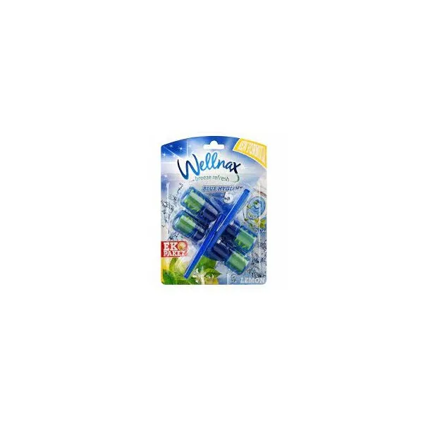 WELLNAX WC BLOK MAVİ SU İKİLİ LİMON*24