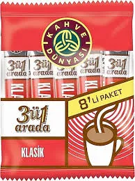 KAHVE DÜNYASI 3+1 8Lİ POŞET*24*