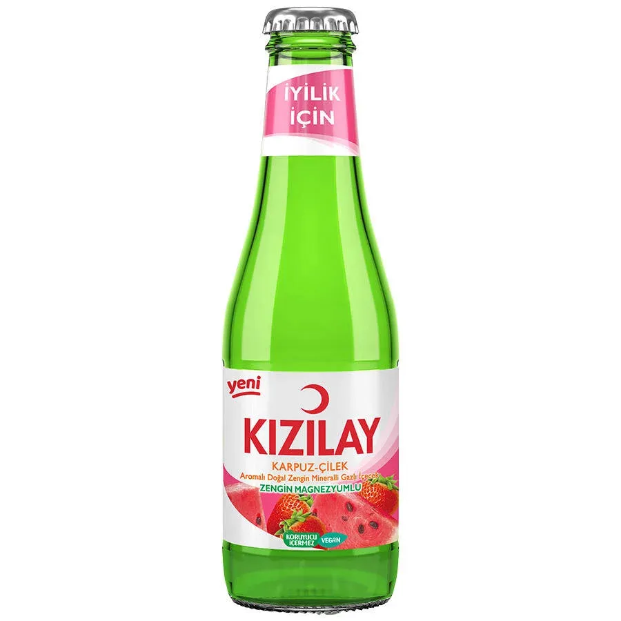 KIZILAY SODA KARPUZ-ÇİLEK 200CC*(PK6-KL24)*